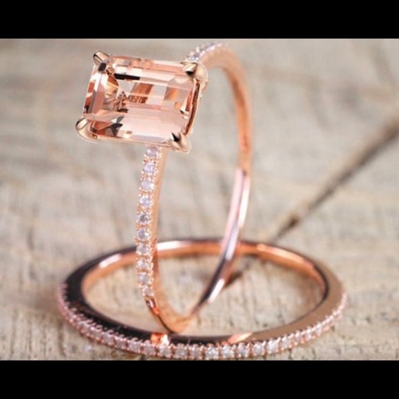 Jewelry - Rose-gold Morganite Rings